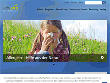 Tablet Screenshot of infovita.ch